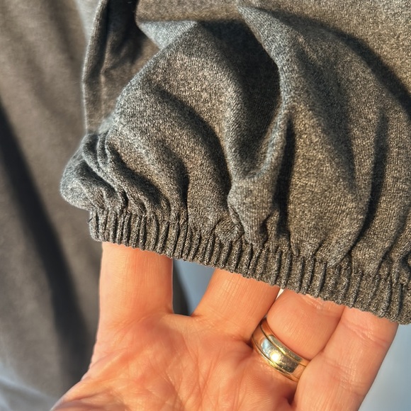 0XL (ptp 19) gray long sleeved t shirt dress - Picture 3 of 4